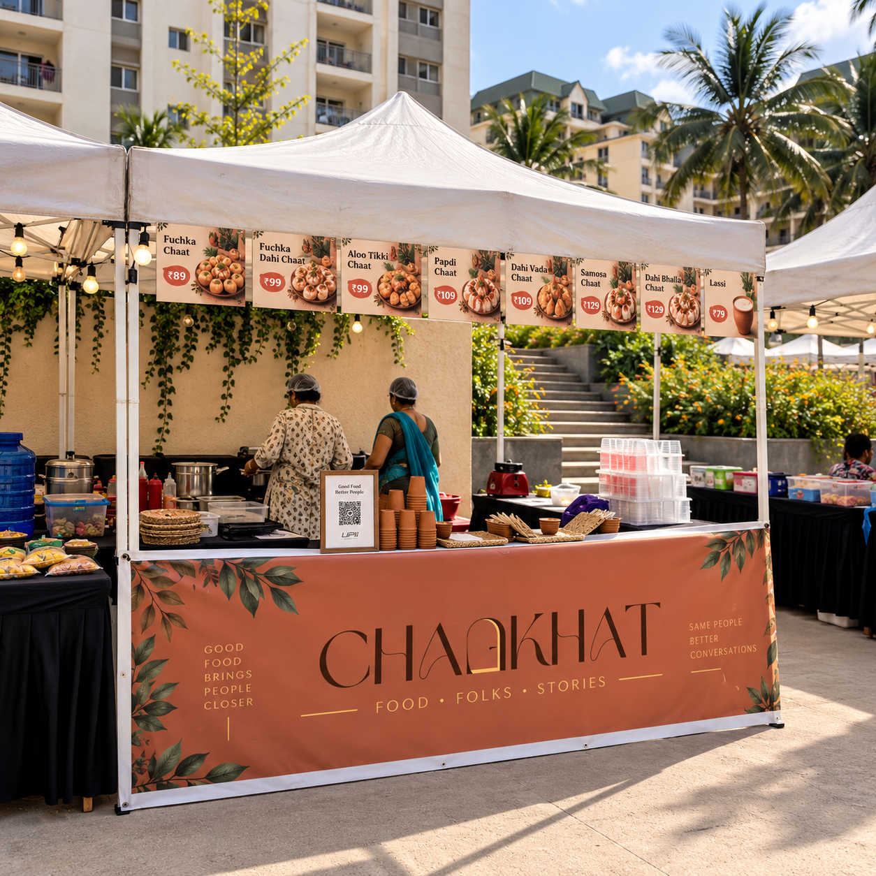 The Chaukhat stall at our first Bengaluru event